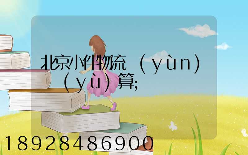 北京小件物流運(yùn)輸預(yù)算