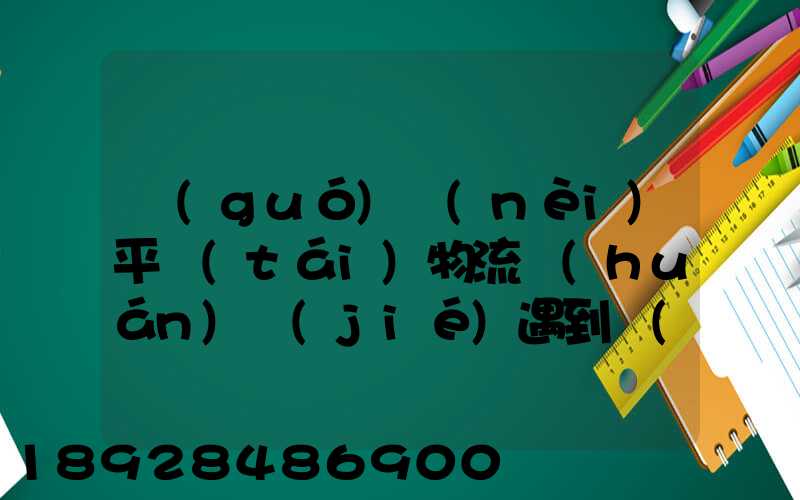 國(guó)內(nèi)平臺(tái)物流環(huán)節(jié)遇到問(wèn)題通常有哪些因素
