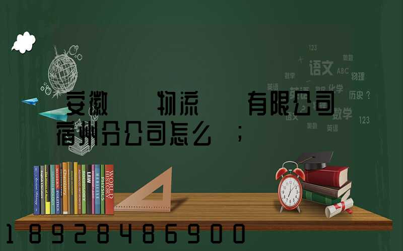 安徽轟達物流運輸有限公司宿州分公司怎么樣