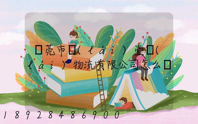 東莞市來(lái)壹來(lái)物流有限公司怎么樣