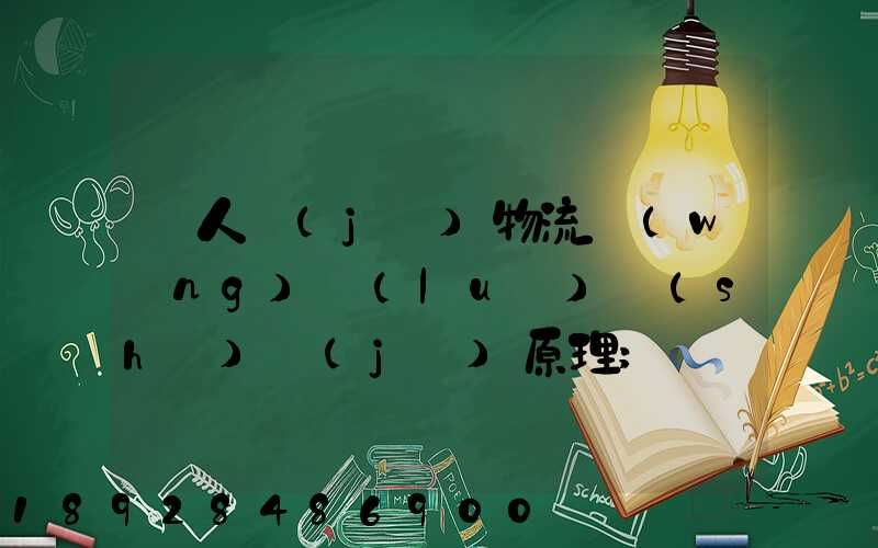 無人機(jī)物流網(wǎng)絡(luò)設(shè)計(jì)原理