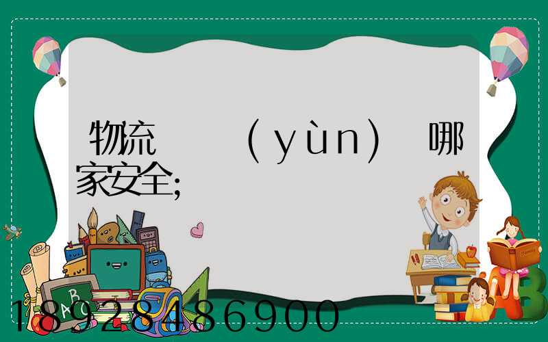 物流專線運(yùn)輸哪家安全