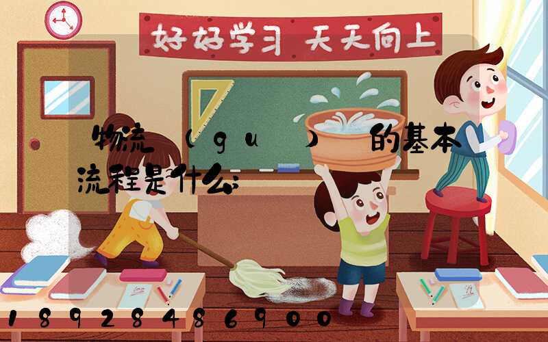 物流規(guī)劃的基本流程是什么