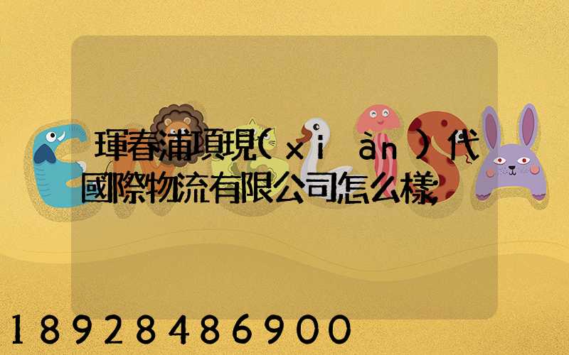 琿春浦項現(xiàn)代國際物流有限公司怎么樣
