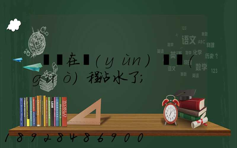 貓糧在運(yùn)輸過(guò)程沾水了
