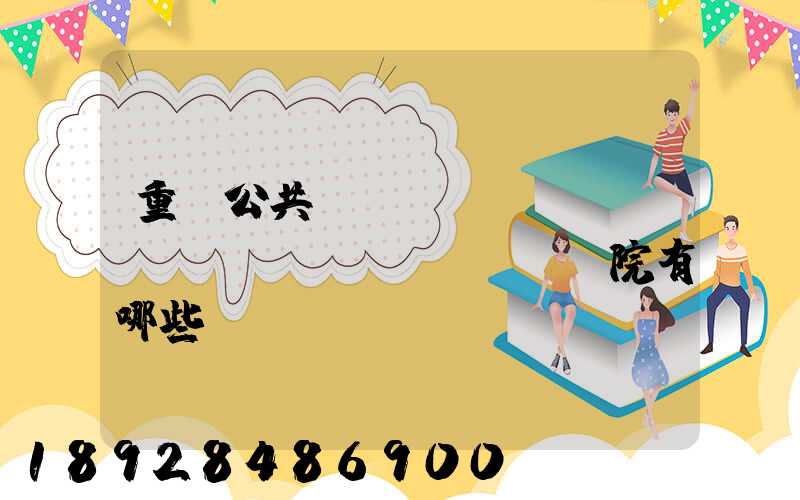 重慶公共運(yùn)輸職業(yè)學(xué)院有哪些專業(yè)